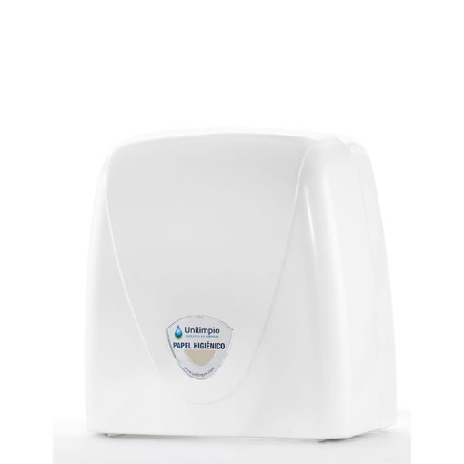 DISPENSADOR PARA PAPEL HIGIENICO JUMBO UNILIMPIO BLANCO