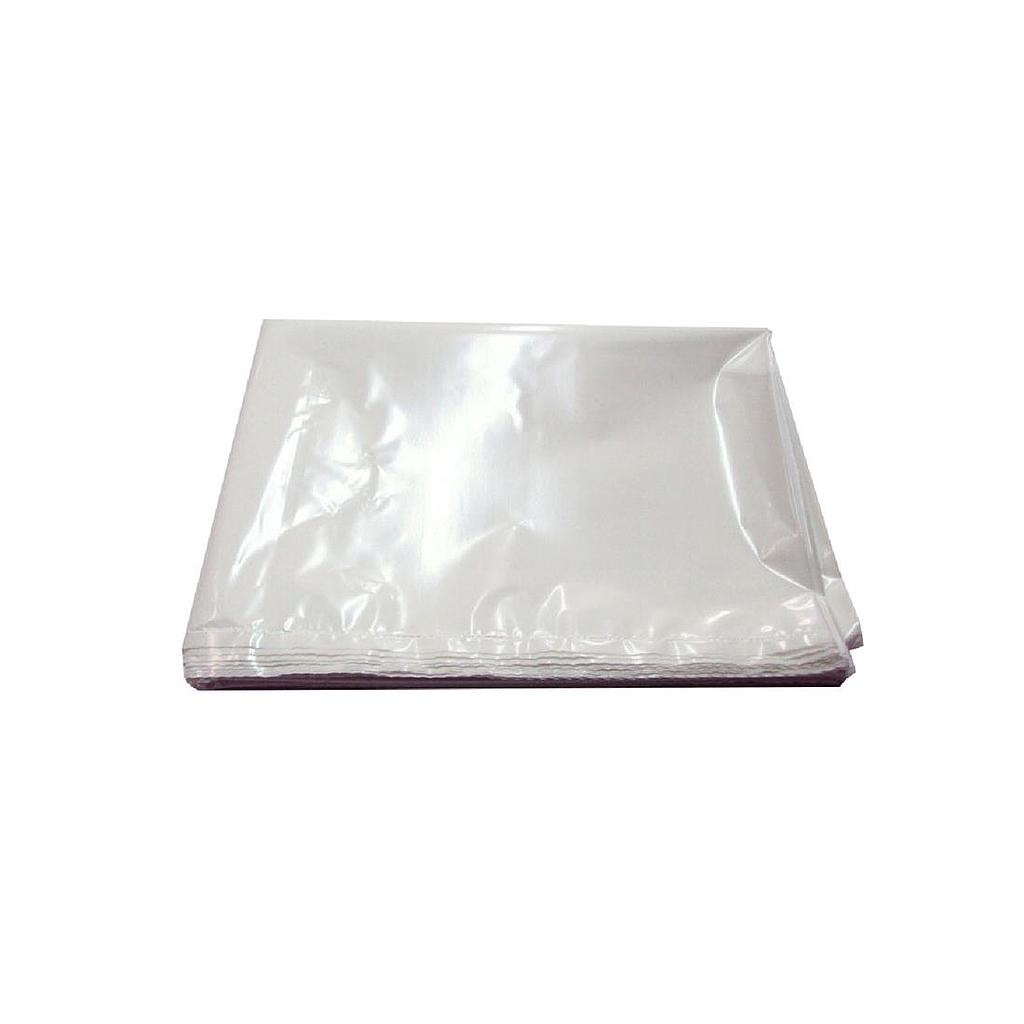FUNDA PLASTICA 18X24 (46x61cm)1.0M BLANCA PAQ X10UND