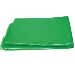 FUNDA PLASTICA 39X55 (100x140CM) 1.7M VERDE PAQ X 10UND