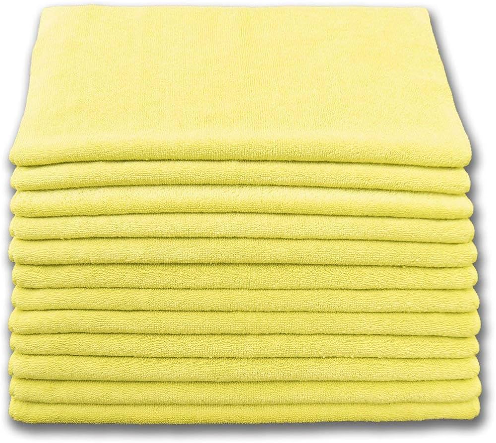 PAÑO MICROFIBRA AMARRILLO 40X40CM 300GR UNIDAD